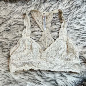 Intimately Free People Lace Off White Bralette